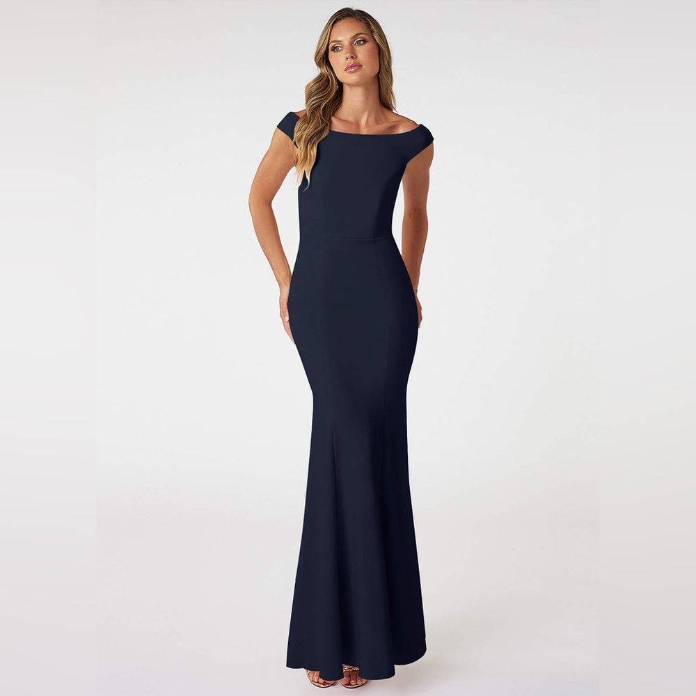 Azazie Navy Dress